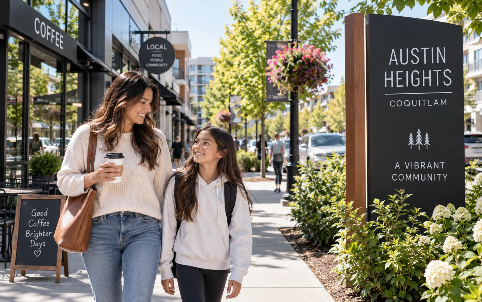Austin Heights neighbourhood in Coquitlam, representing local families travelling for orthodontic care